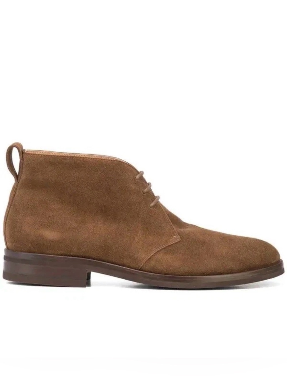 KOIO Lucca Hazelnut Suede Lace Up Chukka Boots Size 47 / US 13/14 Made in Italy